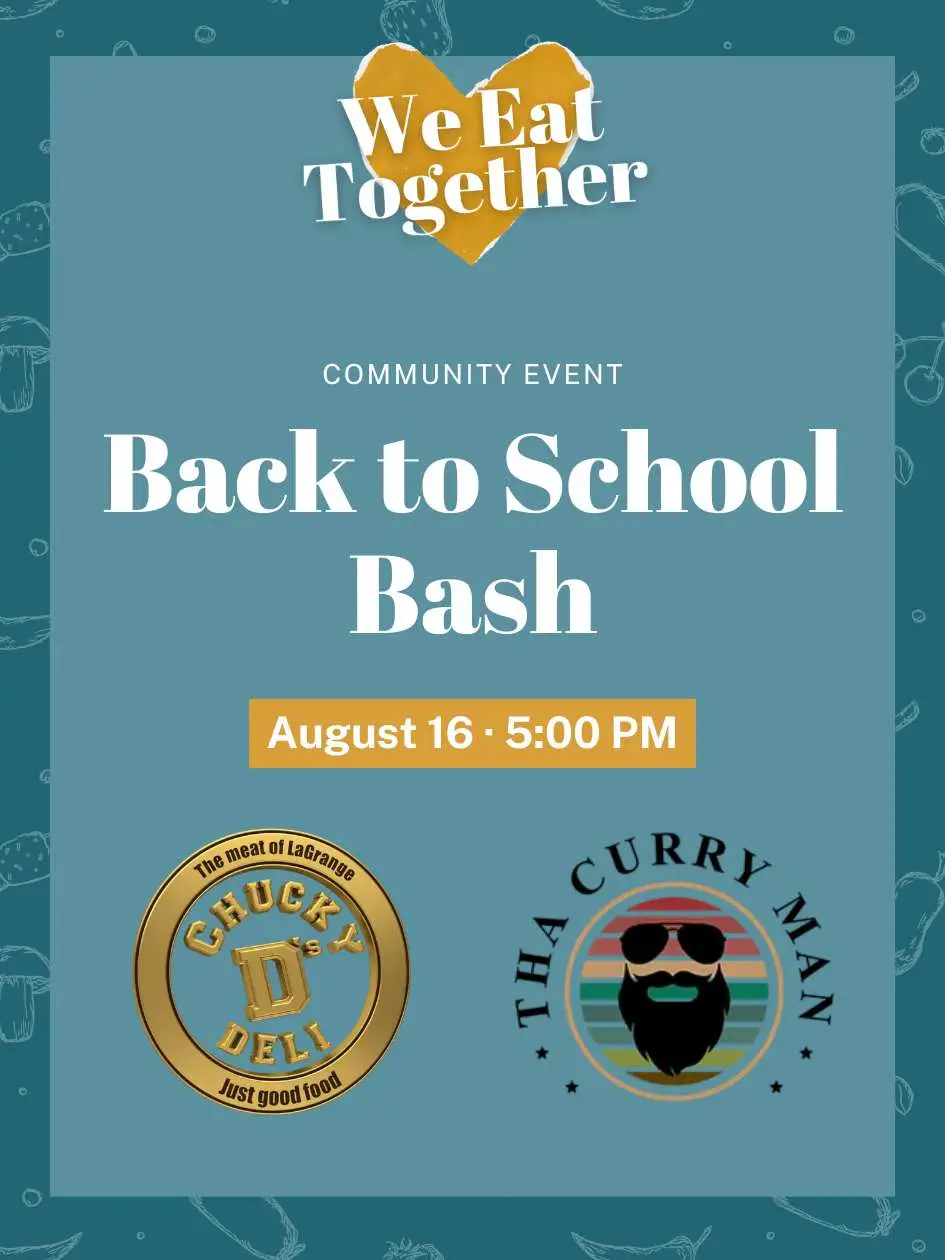 we eat together back to school bash community event featuring food trucks