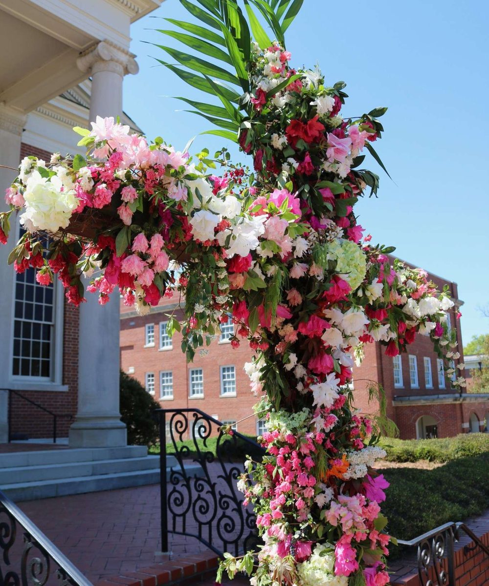 Easter Sunday Church Service in LaGrange GA Flower Cross